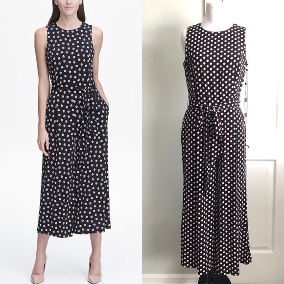 tommy hilfiger polka dot jumpsuit